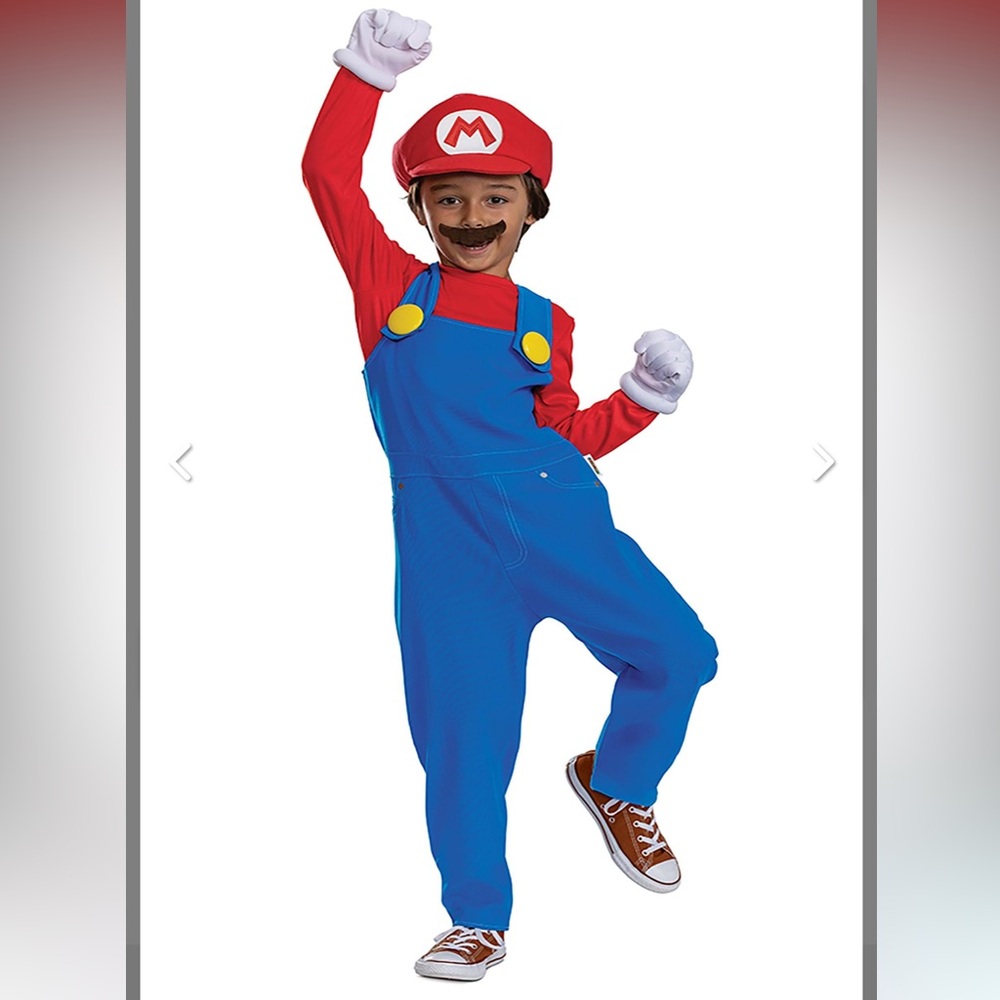 Super Mario Kids Costume